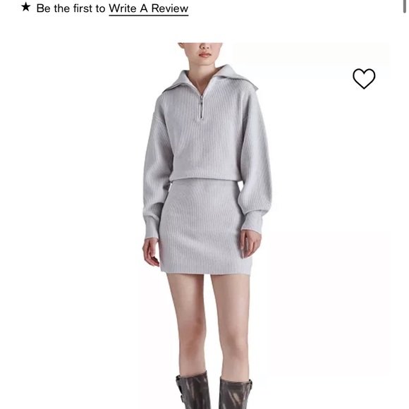 Steve Madden Ribbed Sweater Dress - Picture 1 of 1